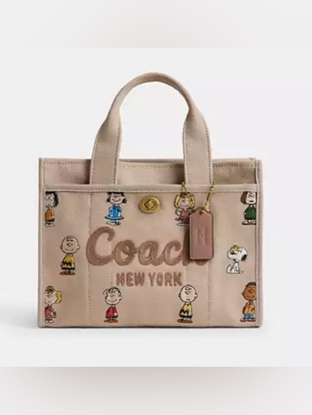 Coach x Peanuts Canvas Tote 26 LIMITED EDITION